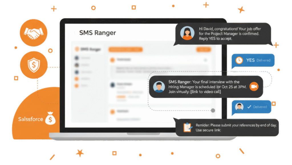 Recruitment SMS Automation for Salesforce