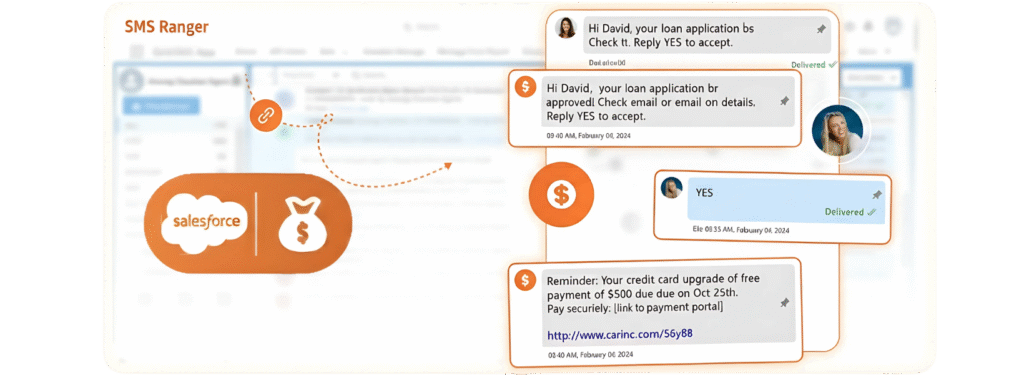 AI Messaging for Financial Services Salesforce