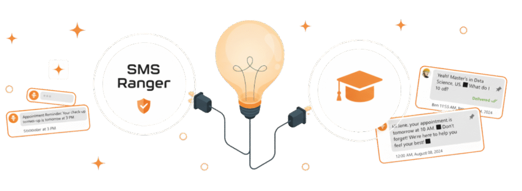 SMS app for education